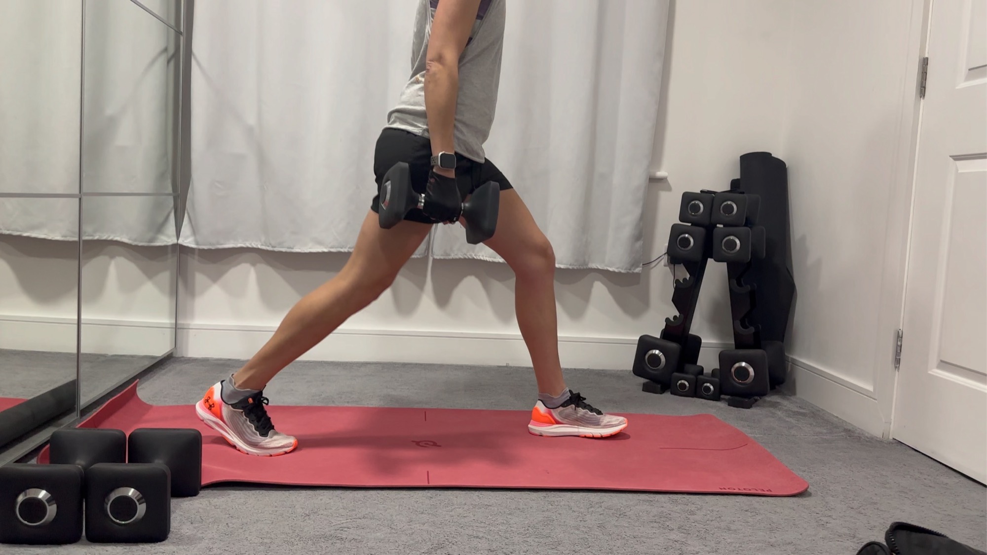 Moria Bennett strength training in the private MFITM Chelmsford studio